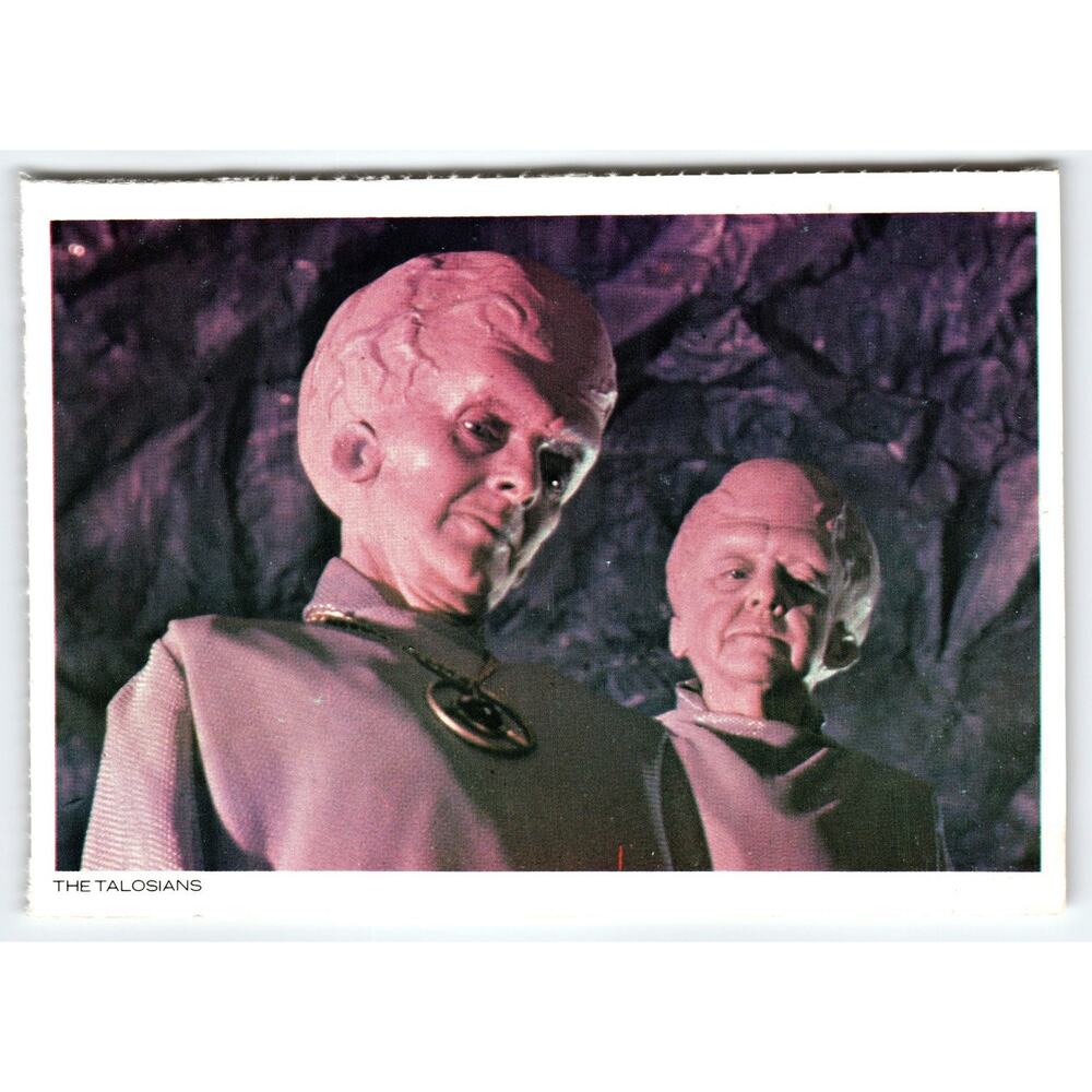 1977 Star Trek The Talosians Chrome Postcard Paramount Pictures